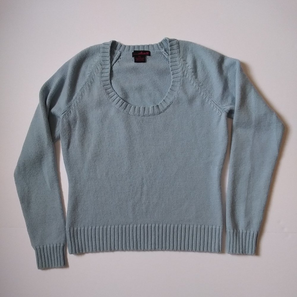 Willi Smith XL Light Blue Merino Wool Sweater - Picture 1 of 13